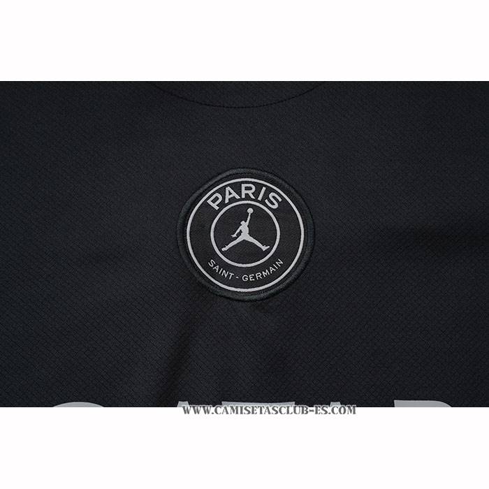 Chandal del Paris Saint-Germain Jordan 25-26 Manga Corta Negro - Pantalon Corto
